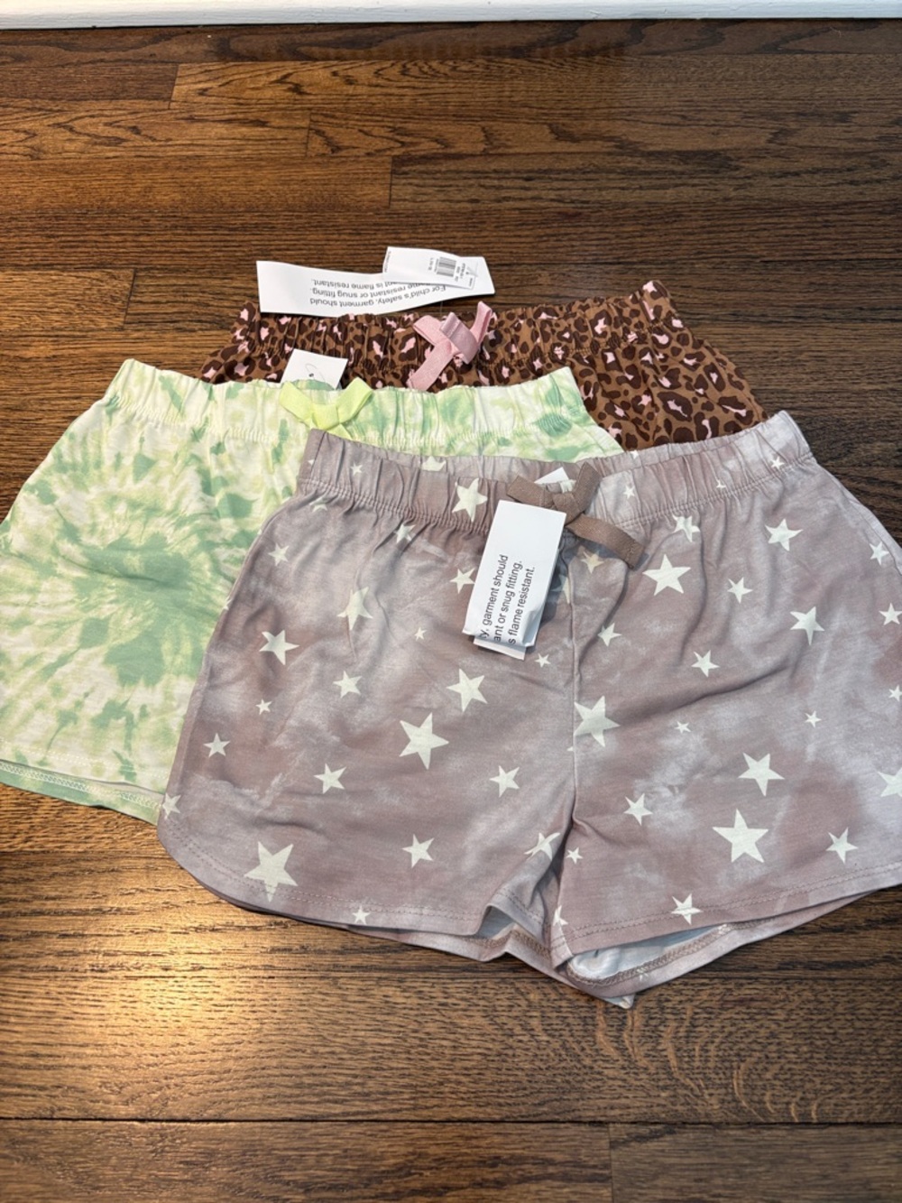Lot of girls sleep shorts 4 pair